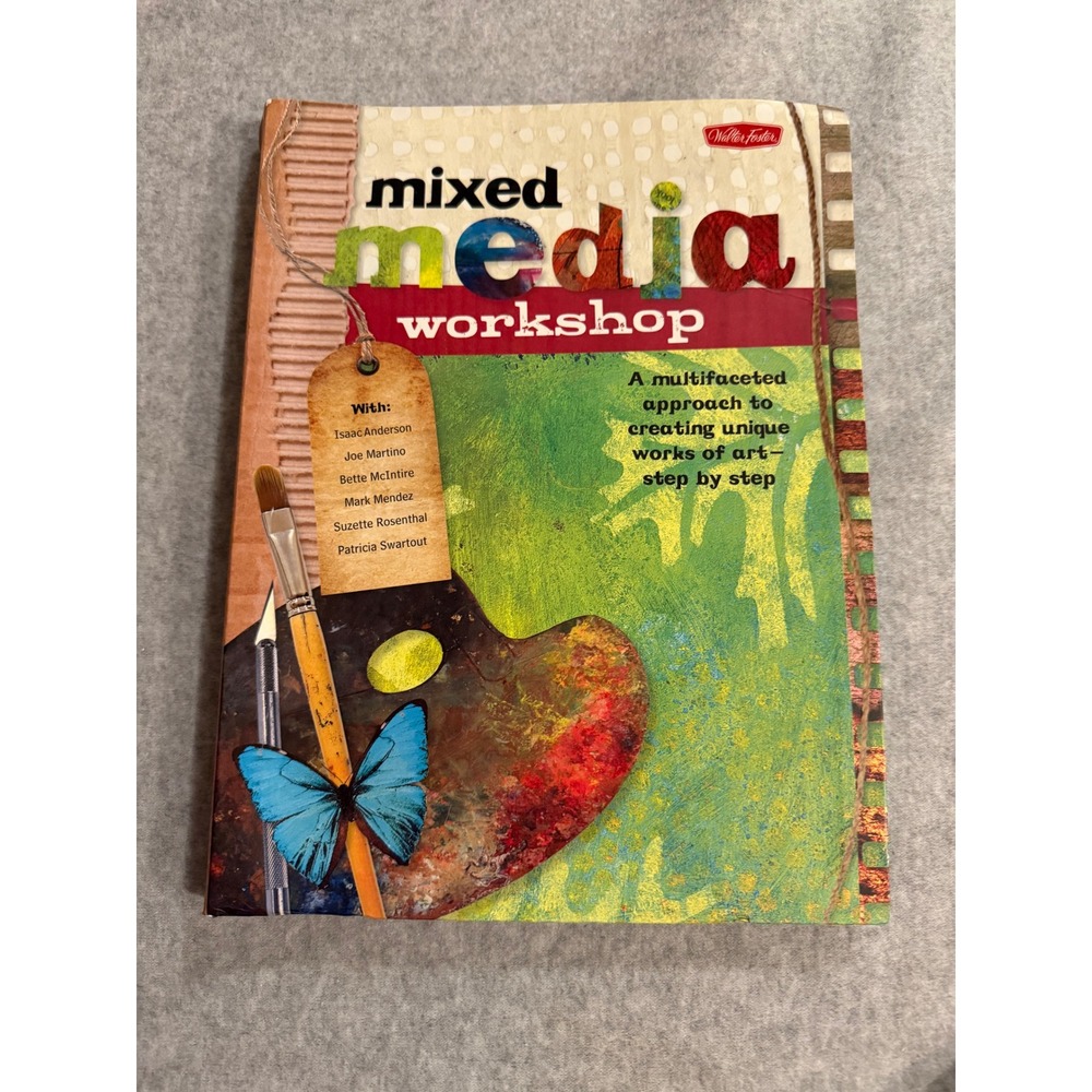 Walter Foster Mixed Media Workshop Art Instruction Book Step-by-Step Projects